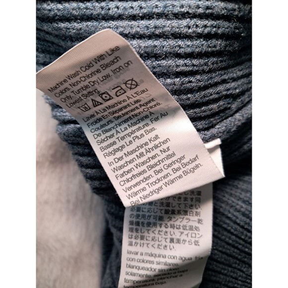 J.Crew Ribbed Stretch Crewneck Sweater Blue Gray  Soft Feel BJ580 $128 Size M - Picture 11 of 11